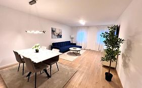 Designer Apartment in Sinsheim Erstbezug 75 TV mit Netflix und offene Küche WeHome Premium